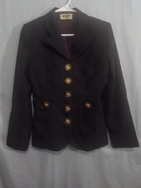 Vintage Moschery Black Blazer Jacket